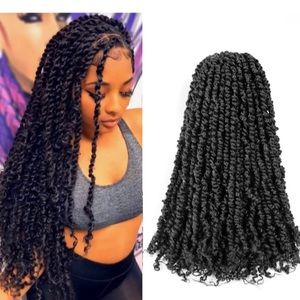 Passion Twist Crochet Hair 18 in 8 pks Pre-twisted Passion Twist …